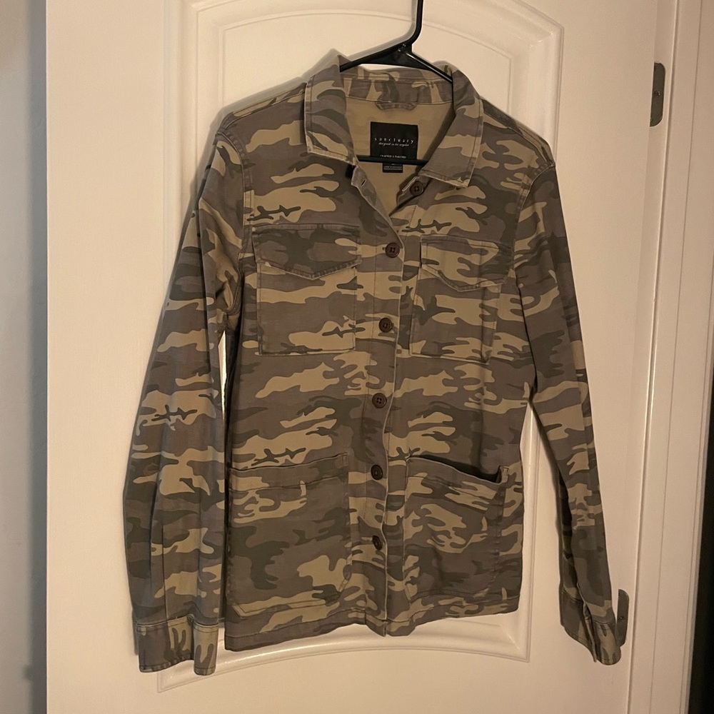 Sanctuary camo jacket